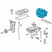 OEM 2021 Chevrolet Malibu Intake Manifold Diagram - 12646130