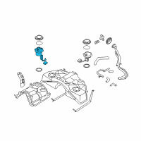 OEM 2020 Nissan 370Z Complete Fuel Pump Diagram - 17040-6GC0A