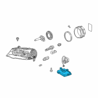 OEM 2002 Acura TL Control Unit Assembly Diagram - 33119-S0K-A10