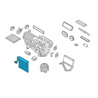 OEM 2019 Lincoln Continental Evaporator Core Diagram - G3GZ-19850-B