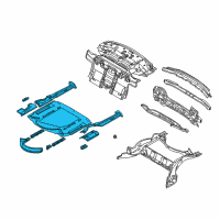 OEM 2002 BMW M5 Trunk Floor Diagram - 41-12-2-498-335