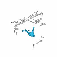 OEM 2011 Buick Lucerne Rear Suspension Control Arm Assembly Diagram - 25820032