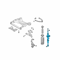 OEM 2011 Infiniti G25 ABSORBER Kit - Shock, Front Diagram - E6111-JK01C