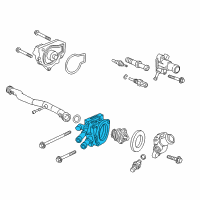 OEM 2000 Acura Integra Case, Thermostat Diagram - 19320-P30-J00