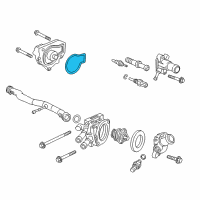 OEM 1998 Acura Integra Gasket, Water Pump (Yamada) Diagram - 19222-PR4-003