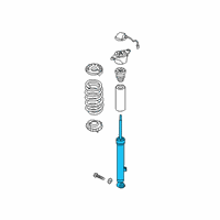 OEM Kia K900 Shock Absorber Assembly Diagram - 55307J6160