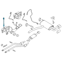 OEM 2012 BMW X3 Front Oxygen O2 Sensor Diagram - 11-78-7-589-138