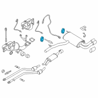 OEM 2016 BMW 535d xDrive Rubber Mounting Diagram - 18-20-7-807-132