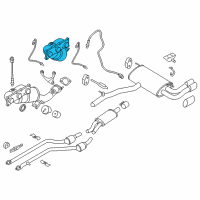 OEM 2009 BMW 328i xDrive Exchange. Exhaust Manifold With Catalyst Diagram - 18-40-7-646-693