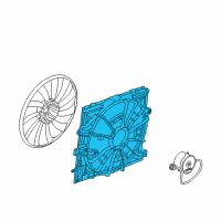 OEM Cadillac Fan Shroud Diagram - 84275030