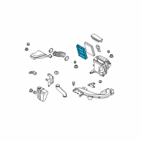 OEM 2011 Nissan Rogue Case Diagram - 16563-JG30A