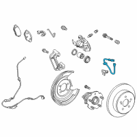 OEM 2018 Toyota Corolla iM Brake Hose Diagram - 90947-02G32