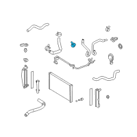 OEM Scion Upper Hose Clamp Diagram - 90466-37002