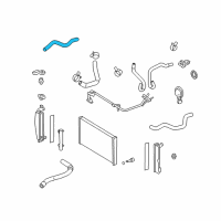 OEM 2008 Toyota Matrix Inlet Hose Diagram - 87245-02510