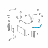 OEM 2004 Toyota Matrix Outlet Hose Diagram - 87245-02500