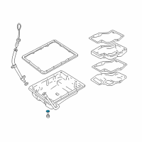 OEM 2004 Chevrolet Tracker Drain Plug Gasket Diagram - 91172428