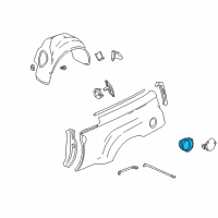 OEM Chevrolet SSR Housing, Fuel Tank Filler Pipe Diagram - 15198330