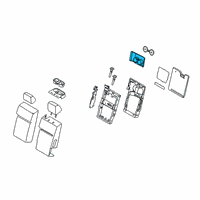 OEM Ford Cup Holder Diagram - JL3Z-1813562-AA