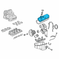 OEM 2001 Ford Windstar Valve Cover Diagram - 4U7Z-6582-B