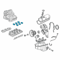 OEM 2007 Ford Freestar Plenum Gasket Diagram - 5F2Z-9H486-AA