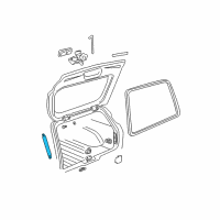 OEM 2004 Oldsmobile Bravada Strut Asm-Lift Gate <Use 1C6L Diagram - 15003615