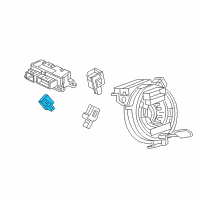 OEM 2017 Chevrolet Bolt EV Side Impact Sensor Diagram - 13596913