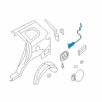 OEM Hyundai Opener Assembly-Fuel Filler Door Diagram - 95720-2B000