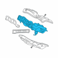 OEM 2020 Lexus ES300h Exhaust Manifold Diagram - 17141-F0030