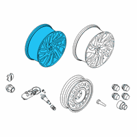 OEM 2020 Lincoln Corsair WHEEL ASY Diagram - LJ7Z-1007-A