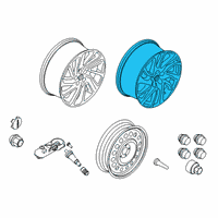 OEM Lincoln Corsair WHEEL ASY Diagram - MJ7Z-1007-C