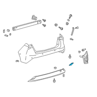 OEM 2019 Toyota Prius AWD-e Reflector Diagram - 81910-47030