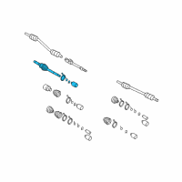 OEM 2006 Kia Sedona Joint Set-Outer, LH Diagram - 495914D050