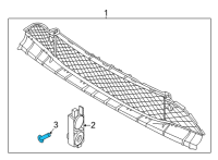 OEM 2022 Lincoln Corsair Control Module Screw Diagram - -W506945-S437