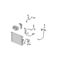 OEM Chevrolet Evaporator Tube Valve Diagram - 22670747