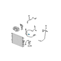 OEM Chevrolet Valve-A/C Compressor Pressure Relief Diagram - 15781535