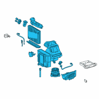 OEM 2004 Toyota Echo Evaporator Assembly Diagram - 87030-52091