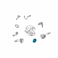 OEM Toyota Highlander Steering Sensor Assembly Diagram - 89245-08011