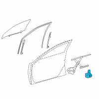 OEM Lexus Motor Assy, Power Window Regulator Diagram - 85710-50104