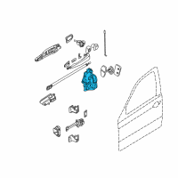 OEM 1999 BMW 323i Motor Actuator Door Lock, Left Diagram - 51-21-7-011-305