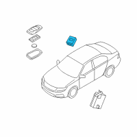 OEM 2008 Kia Optima Control Module-Automatic TRANSAXLE Key Diagram - 958502G000