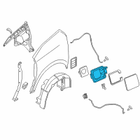 OEM 2018 BMW i3 Cover Pot, Charging Socket Cover Diagram - 51-17-7-335-767