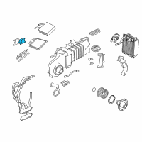 OEM 2003 Mercury Mountaineer Adjust Motor Diagram - 1L2Z-19E616-BA