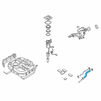 OEM 2011 Hyundai Elantra Hose-Fuel Filler Neck Diagram - 31036-2H600