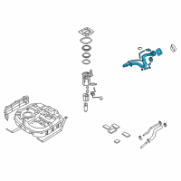 OEM 2008 Hyundai Elantra Filler Neck & Hose Assembly Diagram - 31030-2H600