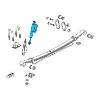 OEM 2022 Chevrolet Colorado Shock Diagram - 84976915