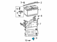 OEM 2020 GMC Sierra 3500 HD Support Diagram - 84529830