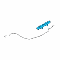 OEM 2012 Infiniti M56 Lamp Assembly-Stop Diagram - 26590-1MA0A