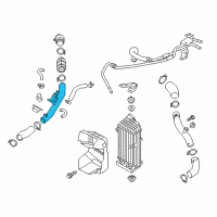 OEM 2020 Hyundai Santa Fe Pipe-INTERCOOLER Inlet Diagram - 28282-2GTA1