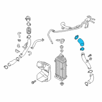 OEM 2018 Kia Optima Hose-INTERCOOLER Outlet Diagram - 282882GTA2