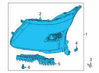 OEM Nissan Armada Headlamp Assy-Rh Diagram - 26010-6JL1A